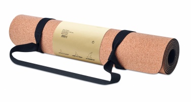 Logo trade promotional giveaways picture of: Cork yoga mat