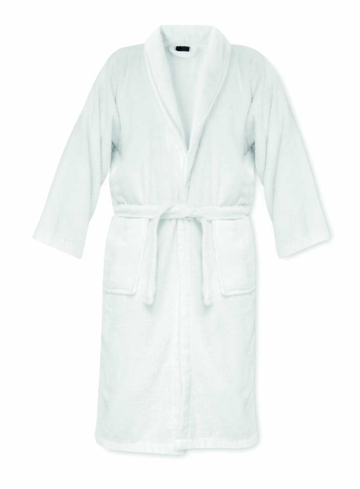 Logo trade promotional merchandise photo of: Bathrobe organic cotton XL/XXL