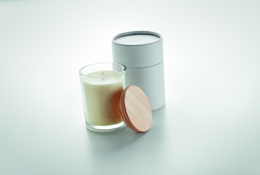 Logo trade promotional items image of: Vanilla fragranced candle