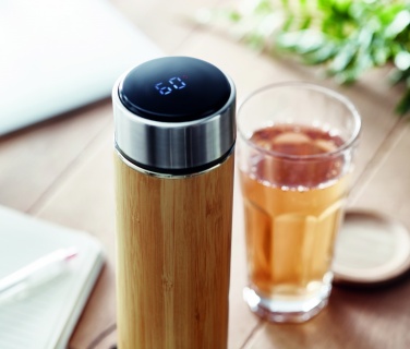 Logo trade advertising products picture of: Double wall flask 480 ml PANAY