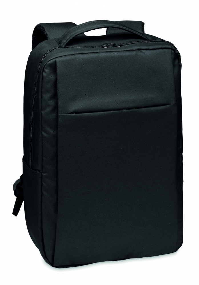 Logo trade promotional products image of: Laptop backpack in 300D RPET