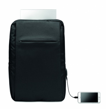 Logotrade promotional gift image of: Laptop backpack in 300D RPET