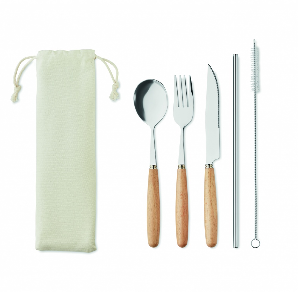 Logotrade promotional merchandise photo of: Cutlery set stainless steel