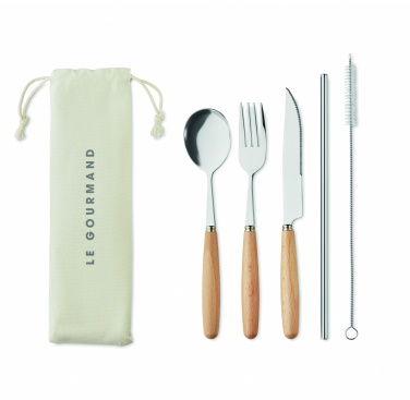 Logo trade promotional item photo of: Cutlery set stainless steel