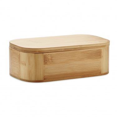 Logo trade promotional products image of: Bamboo lunch box 1000ml LADEN LARGE