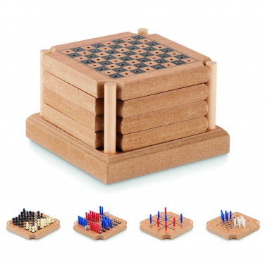 Logotrade advertising product picture of: 4-piece coaster game set