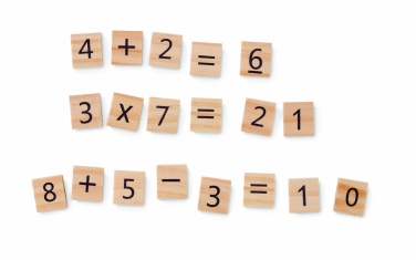 Logotrade promotional product image of: Wood educational counting game