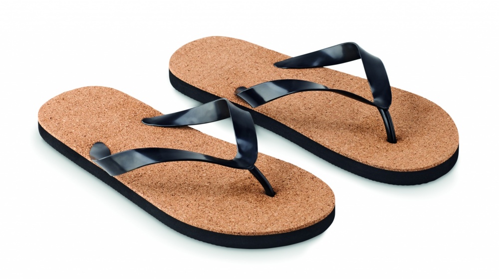 Logo trade corporate gift photo of: Cork beach slippers M