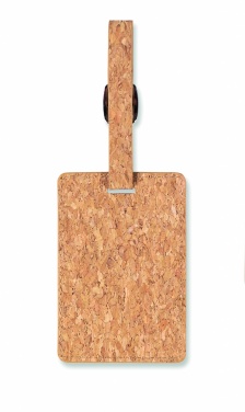Logo trade promotional merchandise photo of: Cork luggage tag