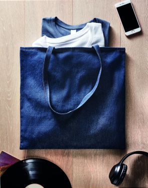 Logotrade corporate gift image of: Recycled denim shopping bag