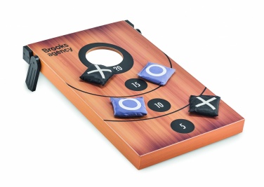Logo trade promotional giveaways image of: Double sided MDF game set