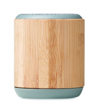 Logo trade promotional merchandise picture of: 5.3 wireless bamboo speaker