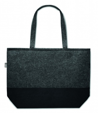 Logo trade corporate gifts picture of: RPET felt shopping bag