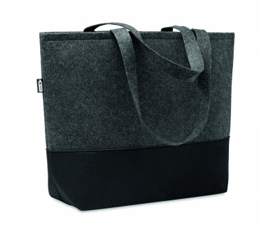 Logo trade promotional products image of: RPET felt shopping bag