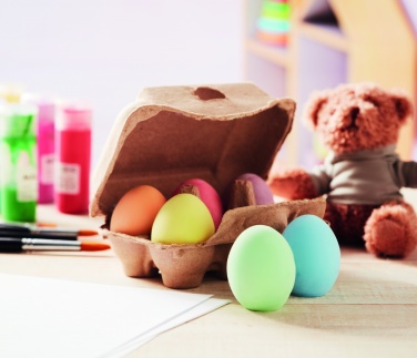 Logo trade promotional items picture of: 6 chalk eggs in box