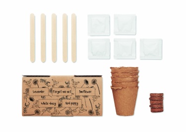 Logo trade corporate gifts picture of: Flowers growing kit