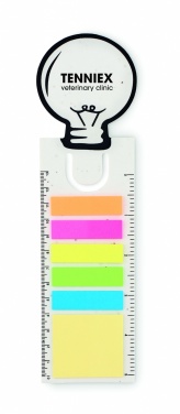 Logo trade promotional gifts image of: Seed paper bookmark w/memo pad