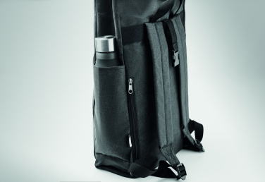 Logo trade business gifts image of: 600D RPET 2 tone backpack
