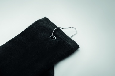 Logo trade promotional items image of: Cotton golf towel with hanger