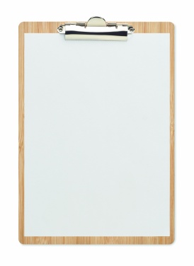 Logotrade promotional gift image of: A4 bamboo clipboard