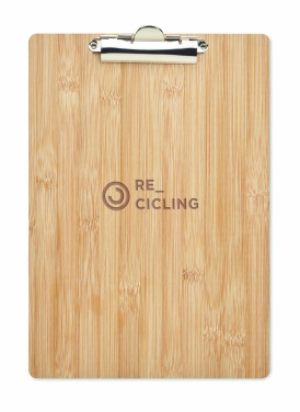 Logo trade advertising product photo of: A4 bamboo clipboard