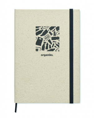 Logotrade promotional merchandise image of: A5 grass notebook 80 lined