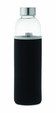 Logo trade promotional giveaway photo of: Glass bottle in pouch 750ml