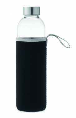 Logotrade advertising product picture of: Glass bottle in pouch 750ml