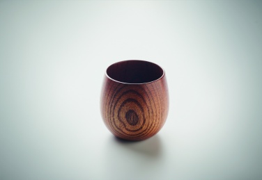 Logo trade promotional merchandise photo of: Oak wooden mug 250 ml