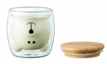Logo trade promotional giveaways picture of: Double wall borosilicate mug