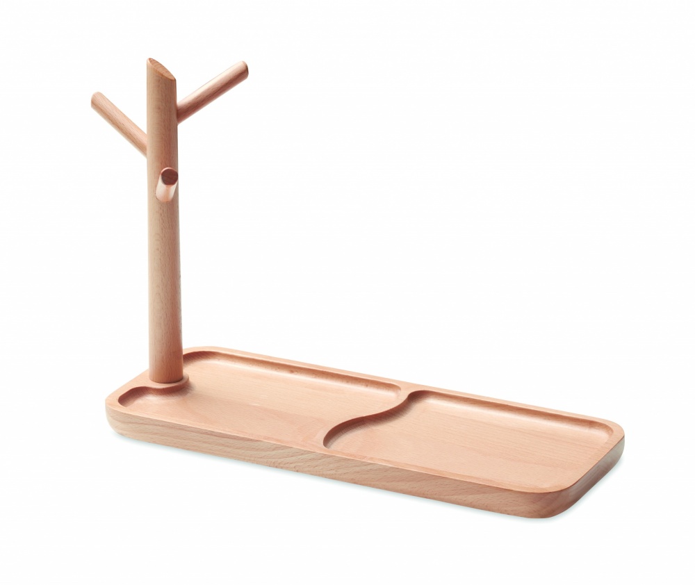 Logo trade promotional gifts image of: Wooden organizer tray