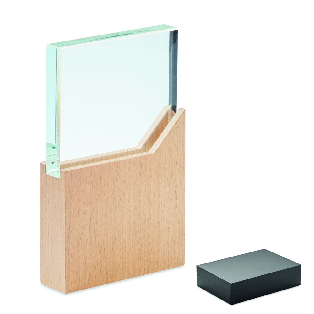 Logo trade advertising products image of: Award plaque