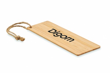 Logo trade promotional merchandise photo of: Bamboo bookmark