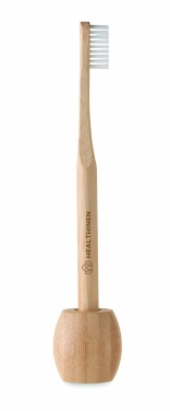 Logotrade promotional giveaways photo of: Bamboo tooth brush with stand