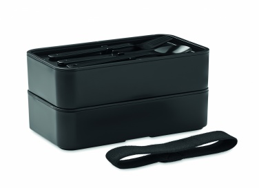 Logo trade promotional gifts image of: Lunch box in PP and bamboo lid