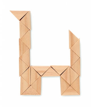 Logotrade promotional product picture of: Wooden puzzle/brain teaser