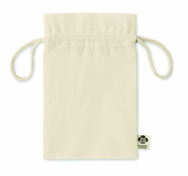Logo trade advertising product photo of: Small organic cotton gift bag