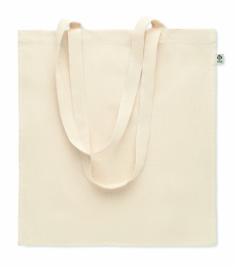 Logo trade promotional merchandise image of: Organic cotton shopping bag