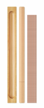 Logo trade promotional product photo of: Incense set in bamboo