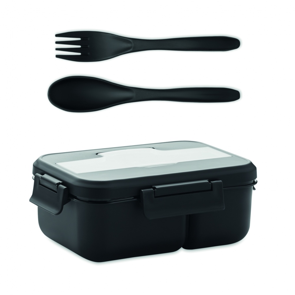 Logotrade promotional product image of: Lunch box with cutlery in PP