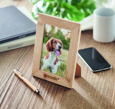 Logotrade business gift image of: Bamboo photo frame