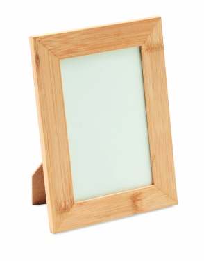 Logo trade business gifts image of: Bamboo photo frame