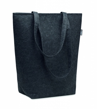 Logo trade promotional giveaways picture of: RPET felt event/shopping bag
