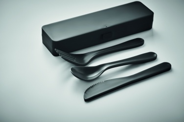 Logotrade business gift image of: Cutlery set recycled PP