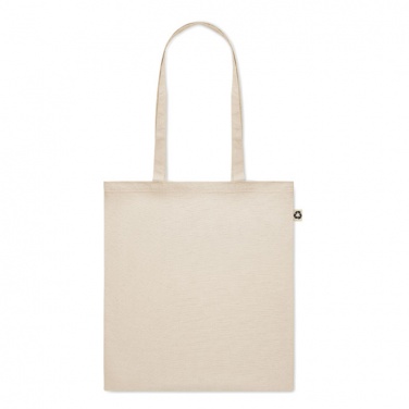 Logo trade promotional merchandise image of: Recycled cotton shopping bag