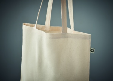 Logo trade promotional gifts picture of: Recycled cotton shopping bag