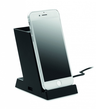 Logo trade advertising products image of: Wireless charger ABS 15W