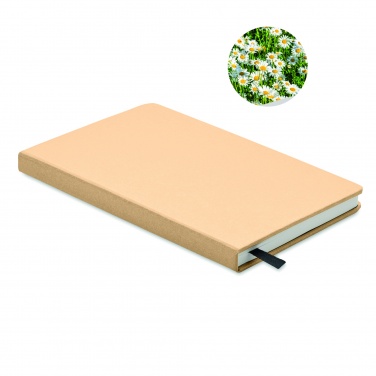 Logo trade advertising product photo of: A5 recycled page notebook