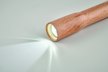 Logotrade promotional merchandise photo of: Wooden torch with COB light