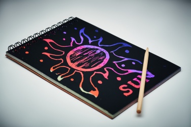 Logo trade promotional gifts image of: Scratching paper notebook
